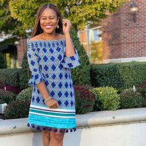 Hampshire off the shoulder dress